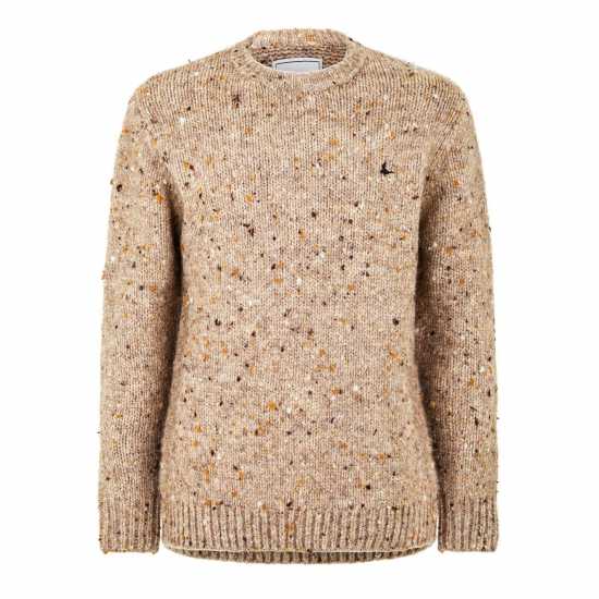 Jack Wills Chunky Twist Crew Sweater Трекинг Марл 