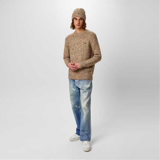 Jack Wills Chunky Twist Crew Sweater Трекинг Марл 