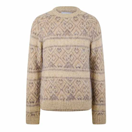 Jack Wills Tonal Jacquard Crew Sweater  