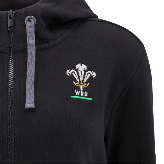 Macron Welsh Rugby Union Zip Hoodie 2024 Womens  