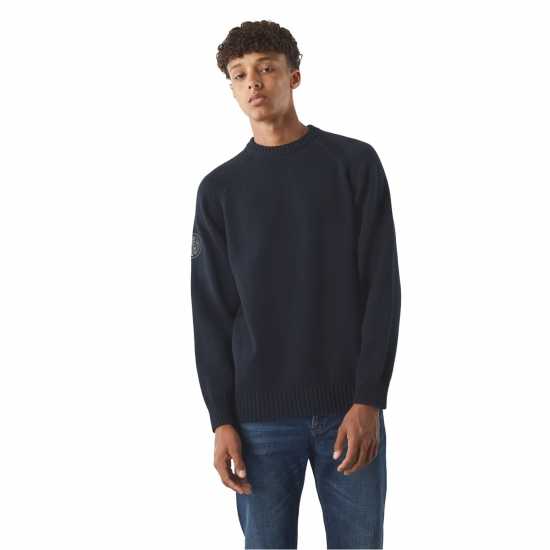 Pretty Green Pg Mason Cn Knit Sn44 Черно 