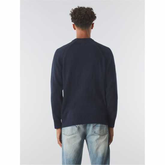 Pretty Green Pg Mason Cn Knit Sn44 Navy 