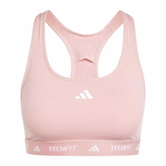 Adidas Techfit Bra Полу розово 