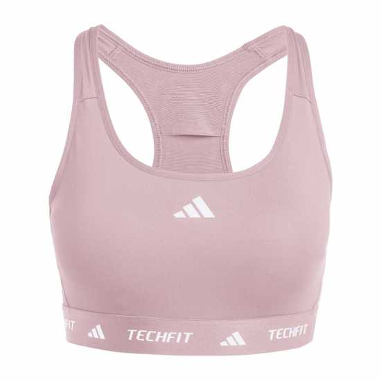 Adidas Techfit Bra Полу розово 