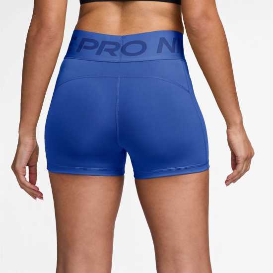 Nike Дамски Клин Sculpt 3Inch Short Ladies Кралско/Бяло Дамски клинове за фитнес