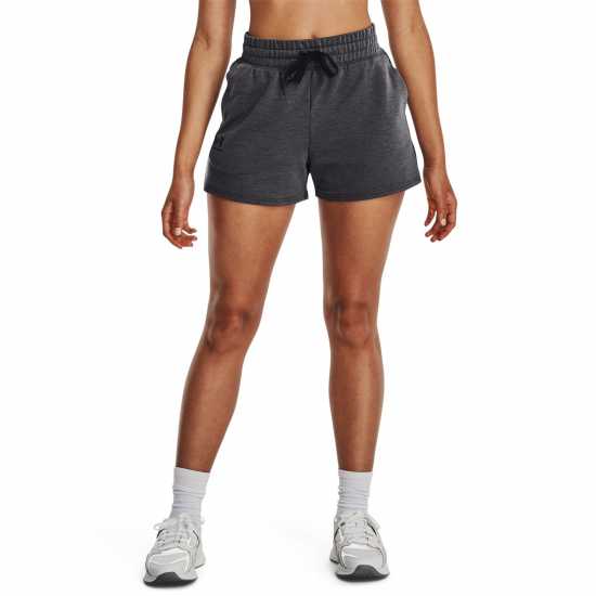 Under Armour Armour Ua Rival Terry Short Gym Womens Сиво Дамски клинове за фитнес