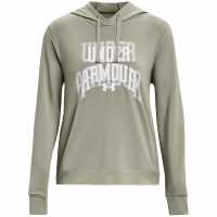 Under Armour Rival Graphic Hdy Ld99 Зелено Дамски суичъри и блузи с качулки