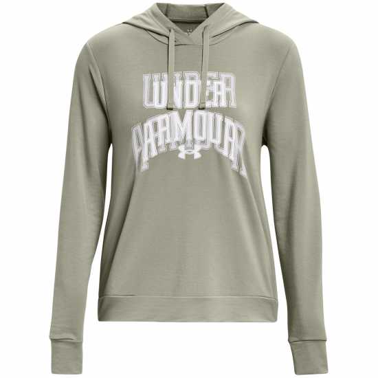 Under Armour Rival Graphic Hdy Ld99 Зелено Дамски суичъри и блузи с качулки