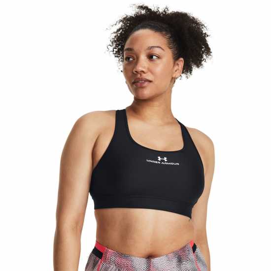 Under Armour Mid Graphic Bra Ld99 Черно Спортни сутиени