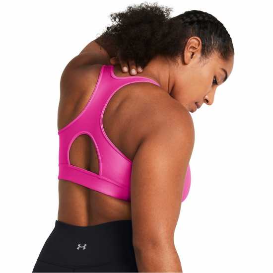 Under Armour Mid Graphic Bra Ld99 Розово Спортни сутиени