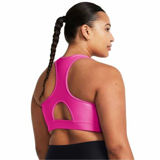 Under Armour Mid Graphic Bra Ld99 Розово Спортни сутиени