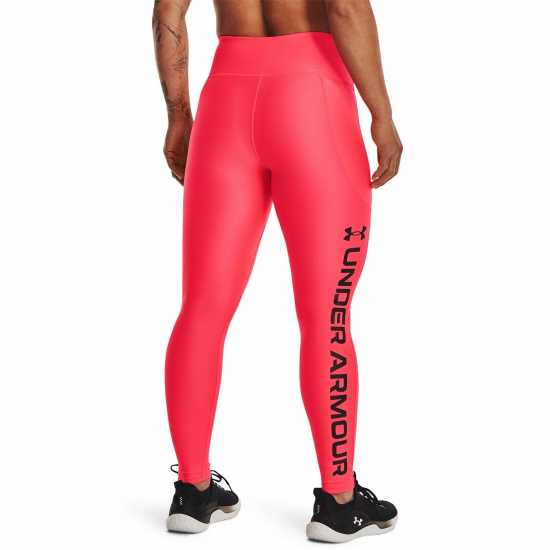 Under Armour Armour Branded Legging Gym Womens Червено Дамски клинове за фитнес