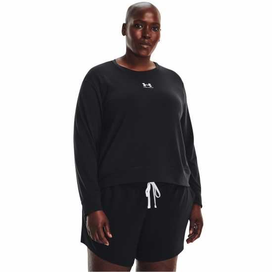 Under Armour Armour Rival Terry Crew& Gym Top Womens  Атлетика