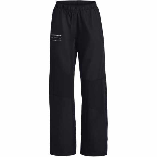 Under Armour Armour Ua Rush Woven Novelty Pant Tracksuit Bottom Womens Черно Дамски клинове за фитнес