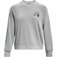 Under Armour Hwt Terry Crew Ld99 Сиво Дамски пуловери