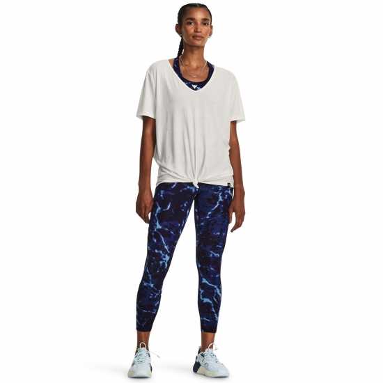 Under Armour Armour Pjt Rck Completer Deep V T Gym Top Womens Бяло Атлетика