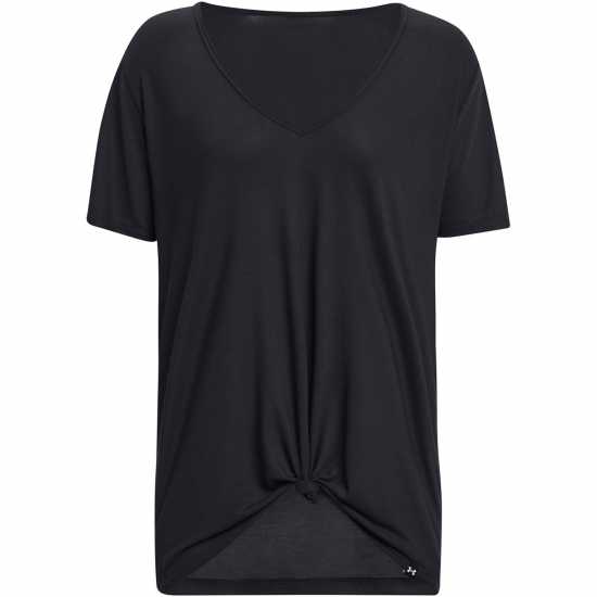 Under Armour Armour Pjt Rck Completer Deep V T Gym Top Womens Черно Атлетика