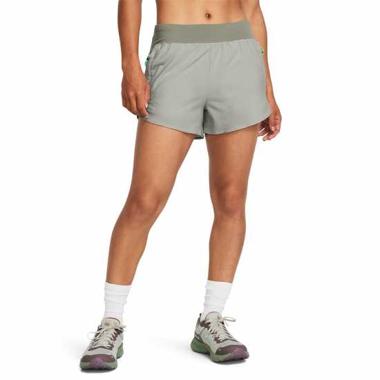 Under Armour Anywhere Short Ld99 Зелено Дамски клинове за фитнес