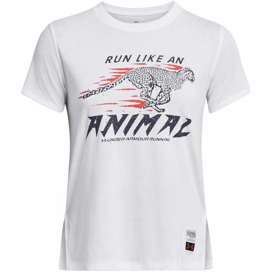 Under Armour Run Like A Tee Ld99 Бяло Атлетика