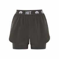 Hiit Essential Dual Layer Short Угъл Дамски клинове за фитнес