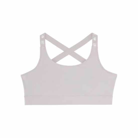 Hiit Gloss Logo Bralette Розово Спортни сутиени