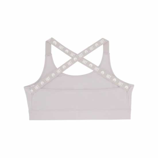 Hiit Gloss Logo Bralette Розово Спортни сутиени