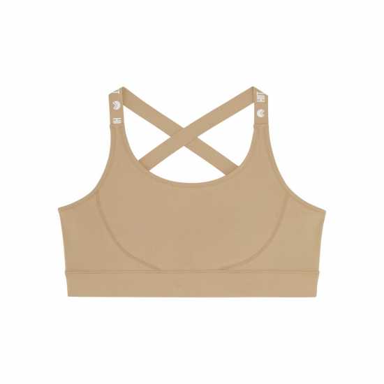 Hiit Gloss Logo Bralette Неутрален Спортни сутиени