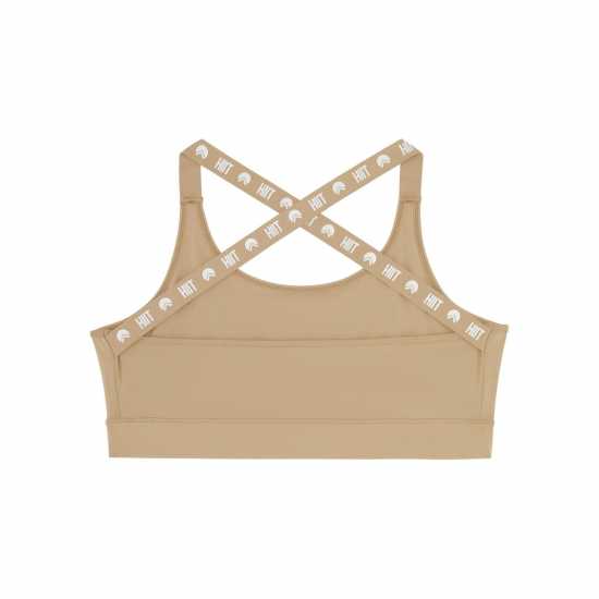 Hiit Gloss Logo Bralette Неутрален Спортни сутиени