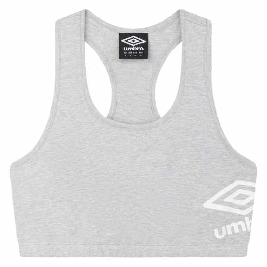 Umbro Sports Bra Ld99 Сив меланж/Бял Спортни сутиени