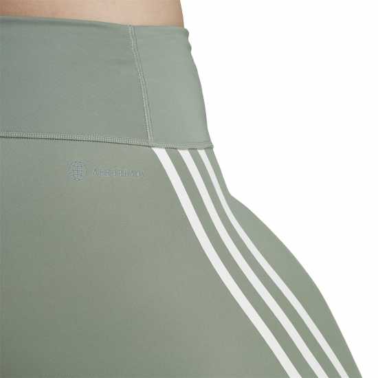 Adidas Optime Trainicons 3-Stripes 7/8 Leggings (Plus Siz Gym Legging Womens  Дамски клинове за фитнес