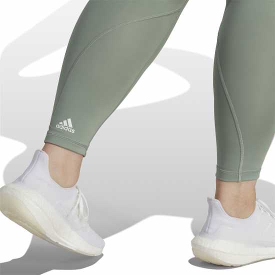 Adidas Optime Trainicons 3-Stripes 7/8 Leggings (Plus Siz Gym Legging Womens  Дамски клинове за фитнес