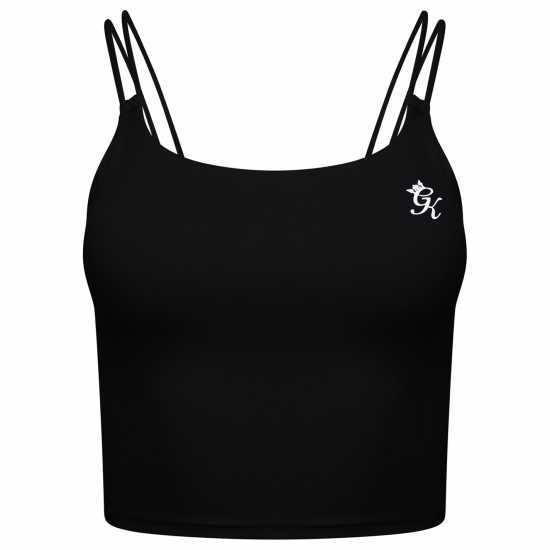 Gym King 365 Long Line Tank Черно Атлетика