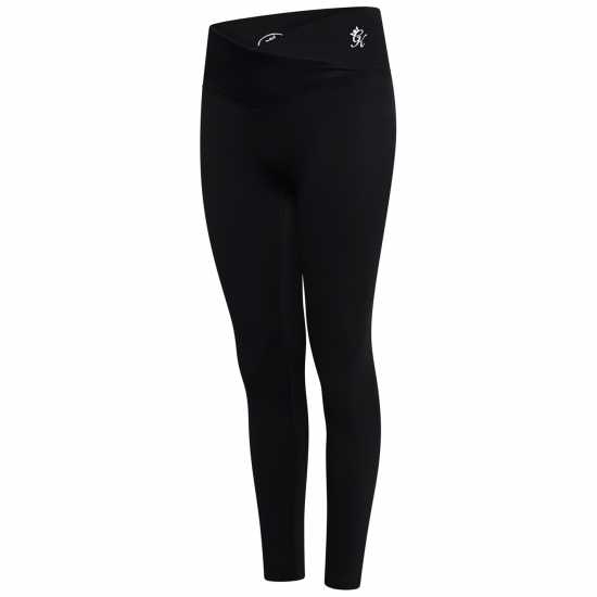 Gym King Wrap Over Legging Черно 