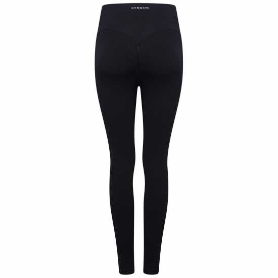 Gym King Seamless Sculpt Legging Черно Дамски клинове за фитнес