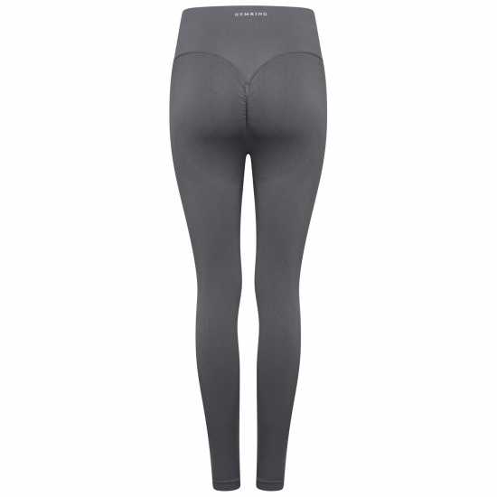 Gym King Seamless Sculpt Legging Зелен Дим Дамски клинове за фитнес