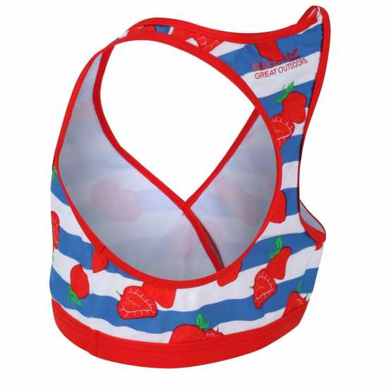 Regatta Hosanna Swim Top One Piece Swimsuit Girls Огнено червено Детски бански и бикини