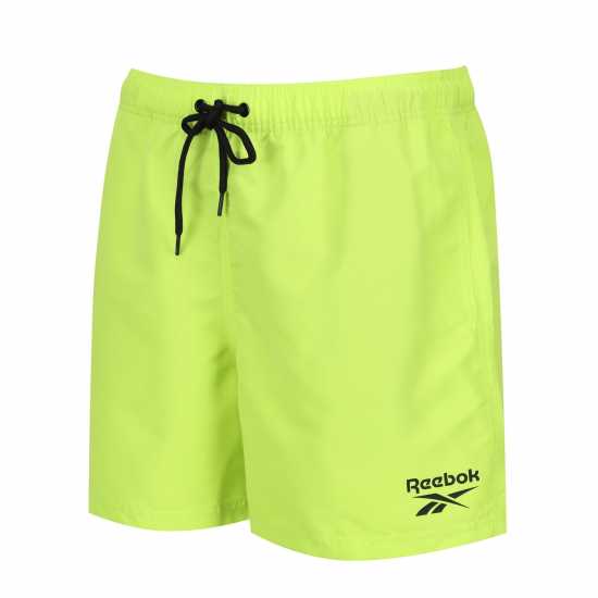 Reebok Мъжки Плувни Шорти Yale Swim Shorts Mens Неон Лайм Мъжки плувни шорти и клинове