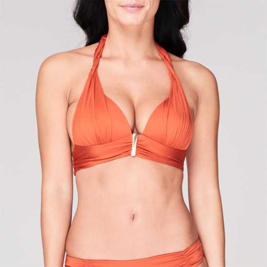 Biba Icon Sophia Bikini Top Изгаряно оранжево Дамски бански