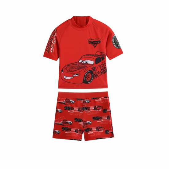 Character 2 Piece Swim Set Junior Автомобили Детски бански и бикини