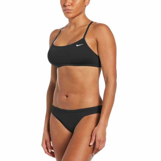 Nike Racerback Bikini Womens Черно Дамски бански