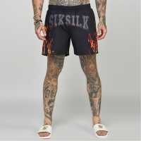 Siksilk Swim Short Sn99 Черно Мъжки плувни шорти и клинове