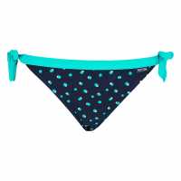 Regatta Flavia String Bikini Bottoms Womens Navy Dot Дамски бански