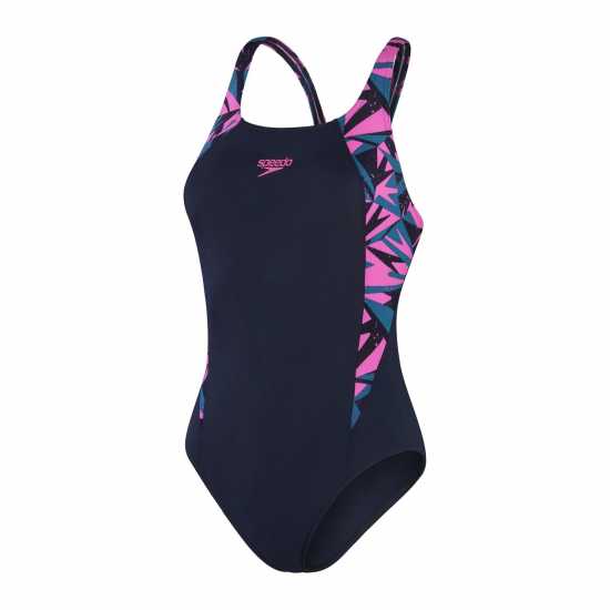 Speedo Hyperboom Splice Muscleback Swimsuit Womens  Дамски бански