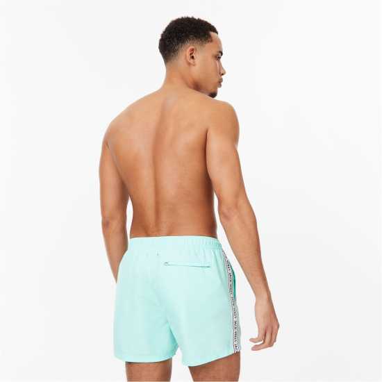 Jack Wills Mid-Length Swim Shorts Мента Тейпд Мъжки къси панталони