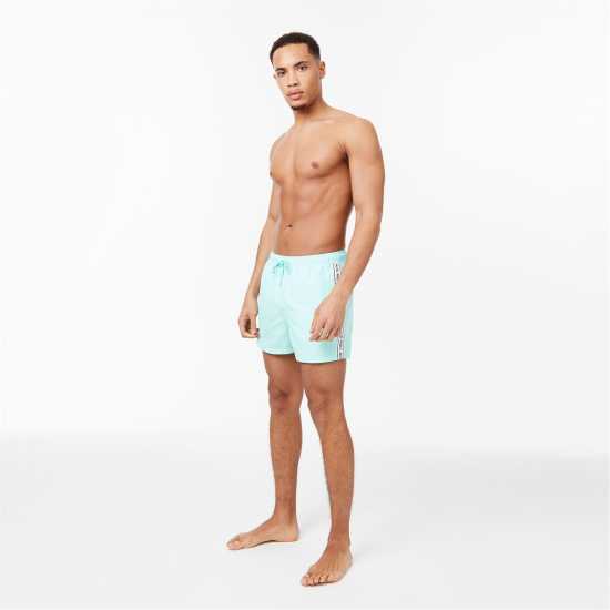 Jack Wills Mid-Length Swim Shorts Мента Тейпд Мъжки къси панталони