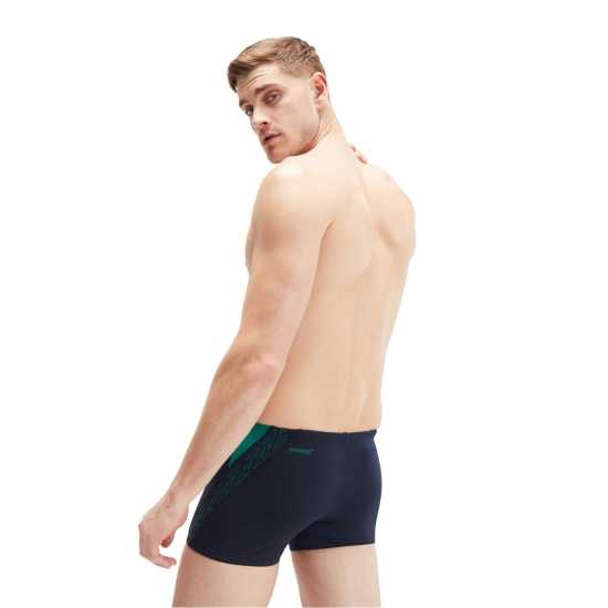 Speedo Мъжки Шорти Hyper Boom Slice Aquashorts Mens Navy/Green Мъжки плувни шорти и клинове