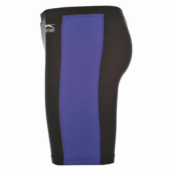 Slazenger Детскоюношески Плувен Клин Lycra® Xtra Life™ Swimming Jammers Juniors Черно Детски бански и бикини