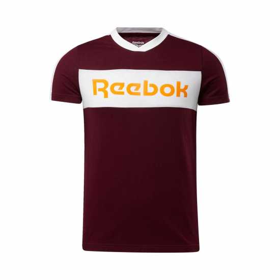 Reebok Мъжка Риза Essentials Linear Logo Graphic T-Shirt Mens Кафяво кафяво Атлетика