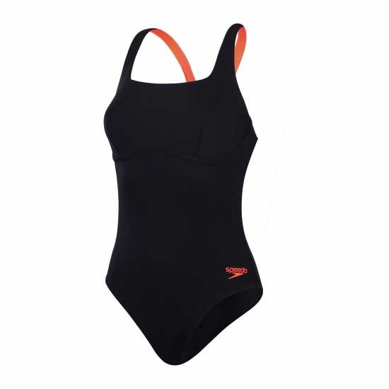 Speedo Womens Flex Band Swimsuit With Built In Swim Bra  Дамски бански