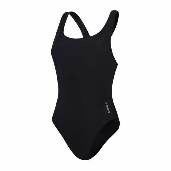 Speedo Women's Solid Scoop With Mesh One Piece  Дамски бански